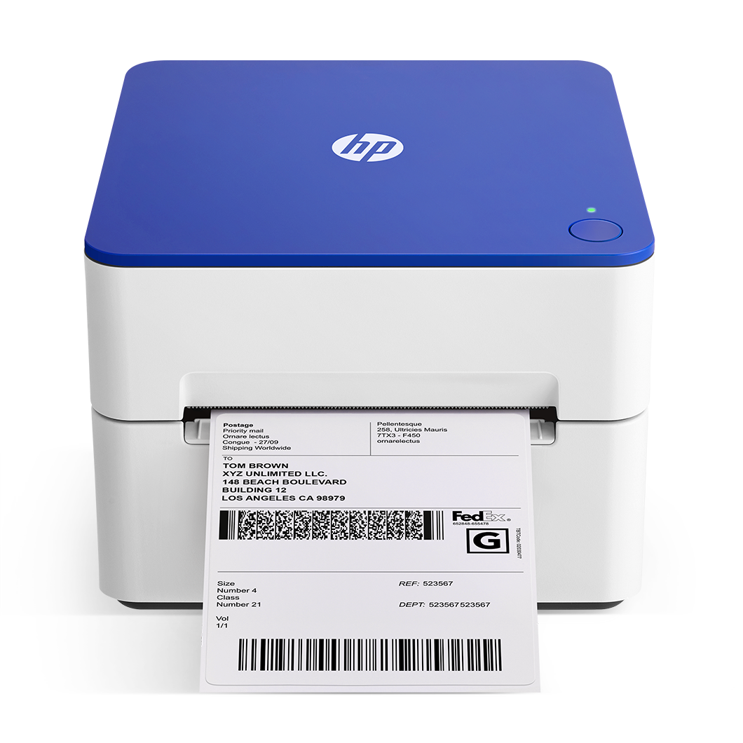 HP HP Shipping Label Printer, 4x6 Thermal Label Printer, 203 DPI Thermal  Printer for Home Office in the Printers department at