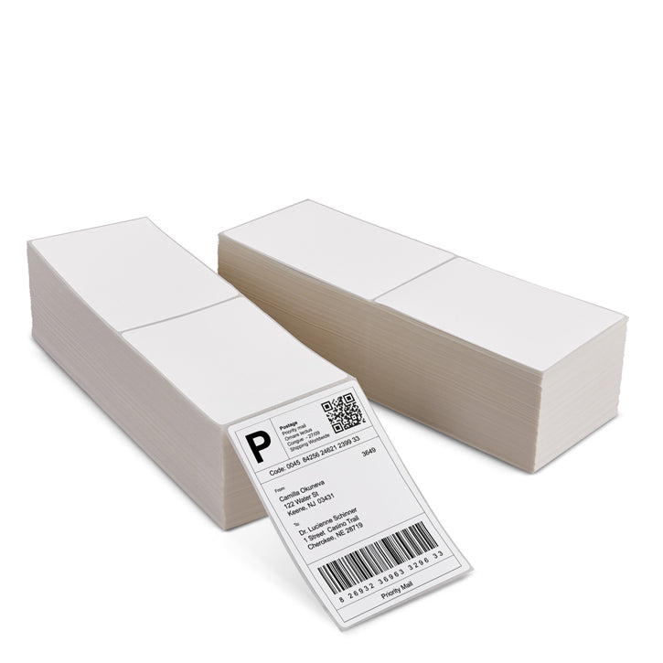 4” x 6” Fan-fold Direct Thermal Shipping Labels