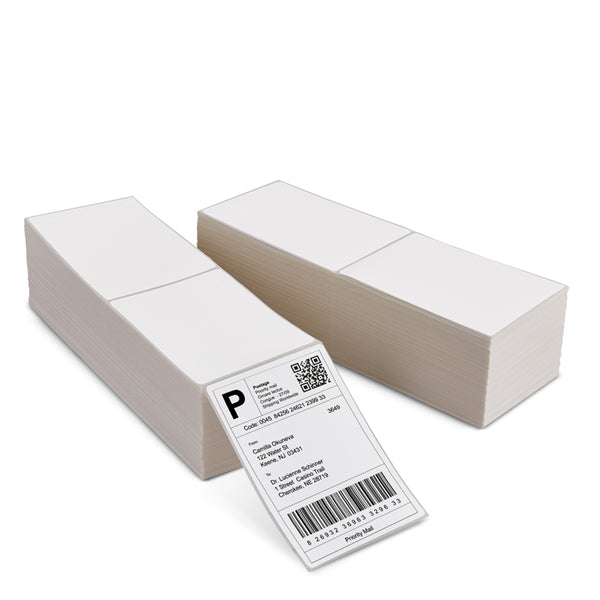 4x6 Direct Thermal Labels (1000 Fanfold)