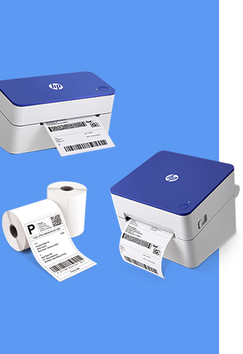 HP Imprimante d'étiquettes Thermique Work Solutions Compact Shipping 4x6  Imprimante 203 DPI Haute Vitesse Facile à Utiliser pour Le Bureau à  Domicile
