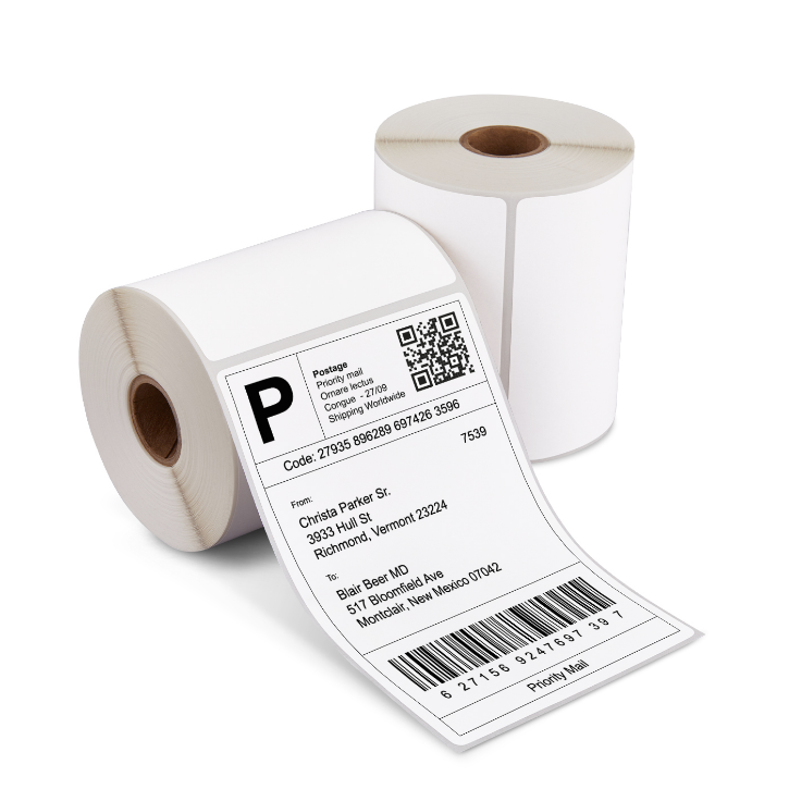 4x6 Direct Thermal Labels (500)